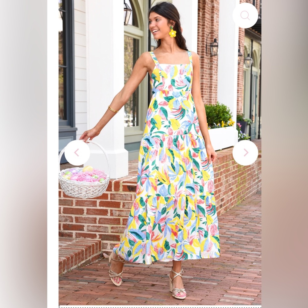 Nwt skies are blue floral maxi dress medium